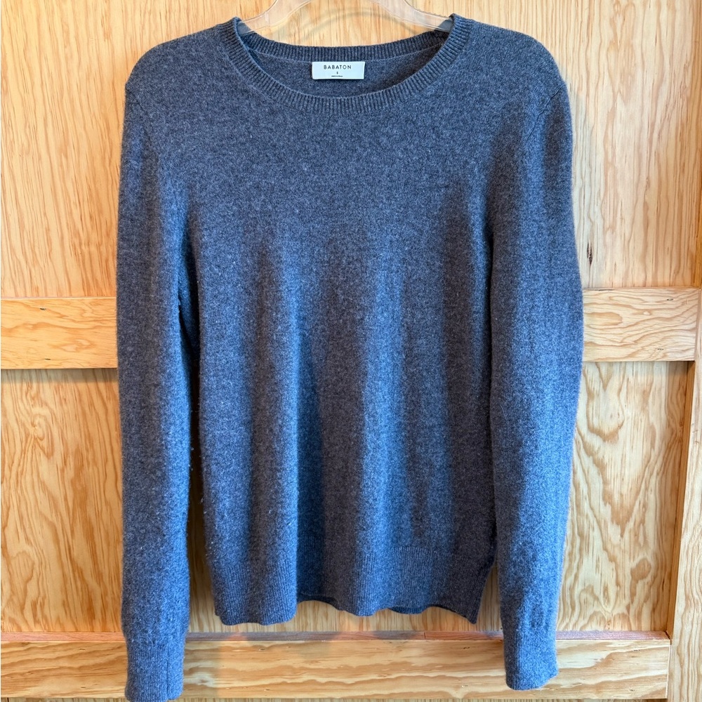 Aritzia Bare Cashmere Crew Sweater